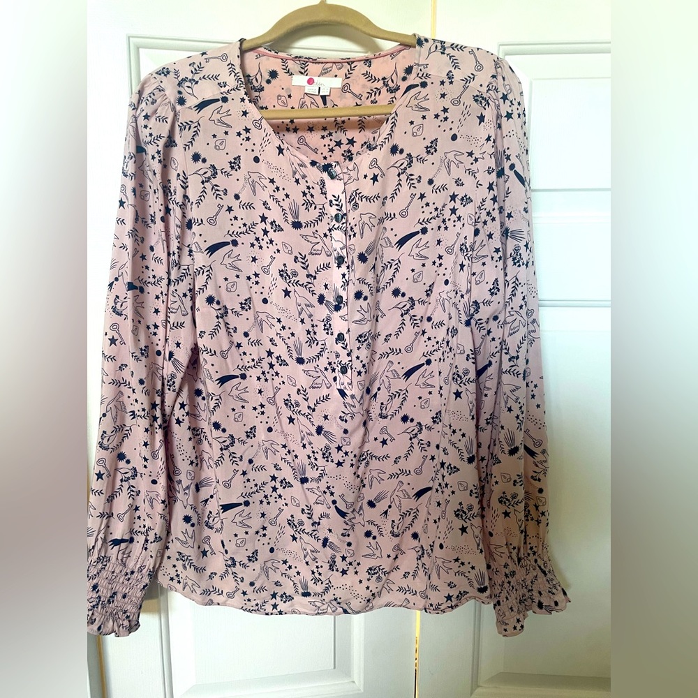 Floral Print Blouse - Pink
